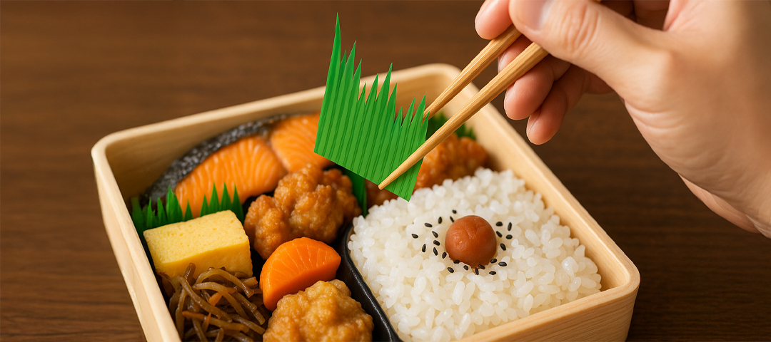 バランと弁当の写真