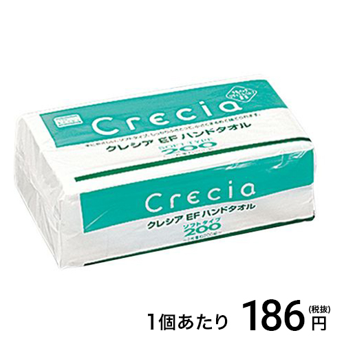 クレシアEFハンドタオルソフト200 30入