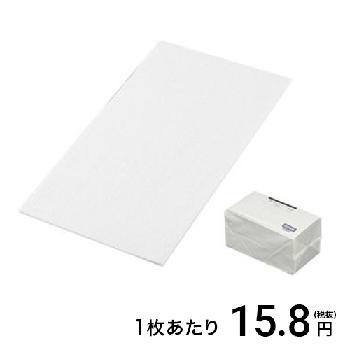 カウンタークロス (WHITE) 厚手 ポリ包装Eタイプ 80入
