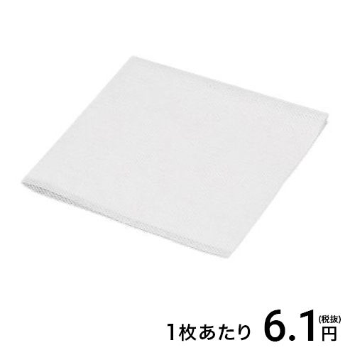 カウンタークロス(WHITE)薄手ポリ包装EタイプHalfSize 100入