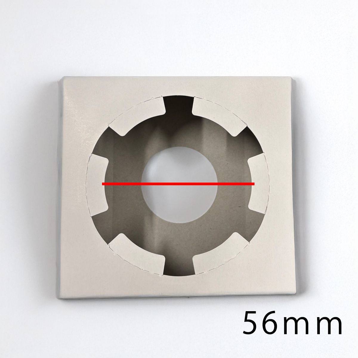 ツメを折らない状態のカップホルダー
