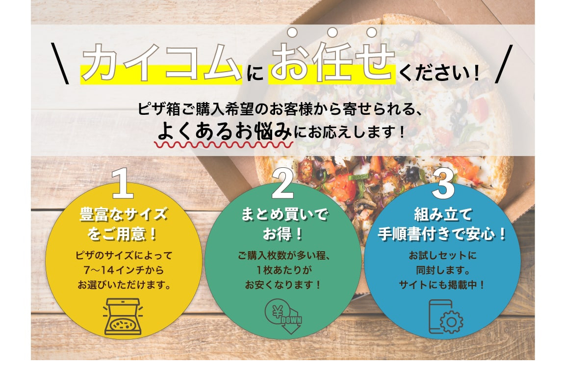 カイコムがよくあるお悩みに応えます