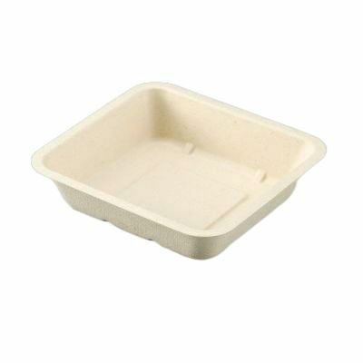 16オンスモールド角型容器(未晒し)(FP-FT-16)