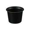 P100BLK 1オンス プラスチックスフレカップ（ブラック） 5000入