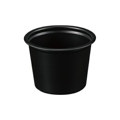 P100BLK 1オンス プラスチックスフレカップ（ブラック） 5000入