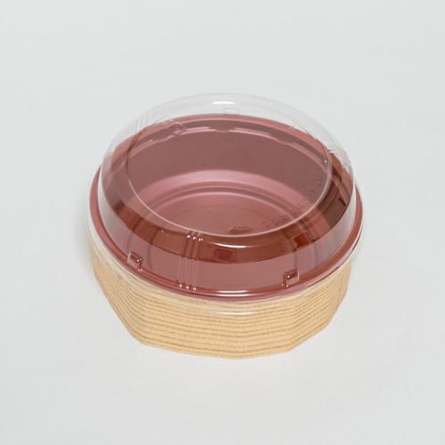 ワン折丸43A杉赤K20フタ(100)セット アクタ