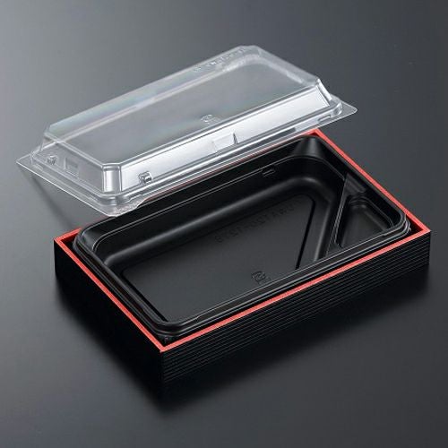 CWAT 20-12TS黒-E赤黒(ボ) 透明フタ付