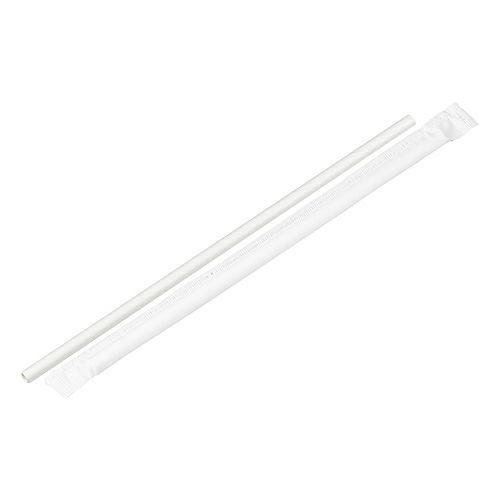 紙ストレートストロー(白)紙完封φ5.5×180mm