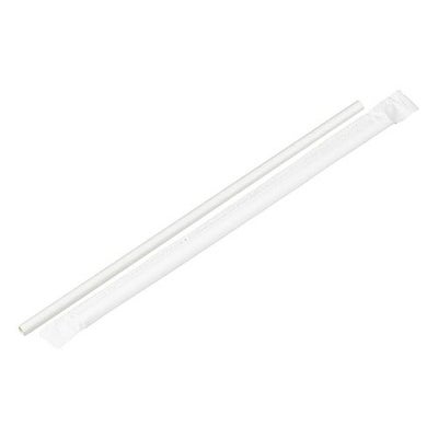 紙ストレートストロー(白)紙完封φ5.5×180mm