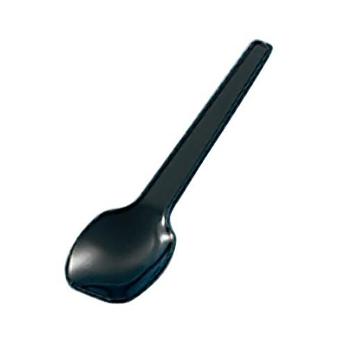 デザートスプーン(黒) 袋入 入数500【185513B】 | 食品包材｜食材の