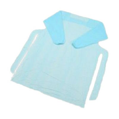 ポリエプロン袖付（ゴム袖タイプ）