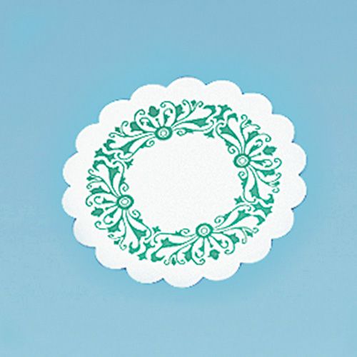 丸花型コースター(緑)