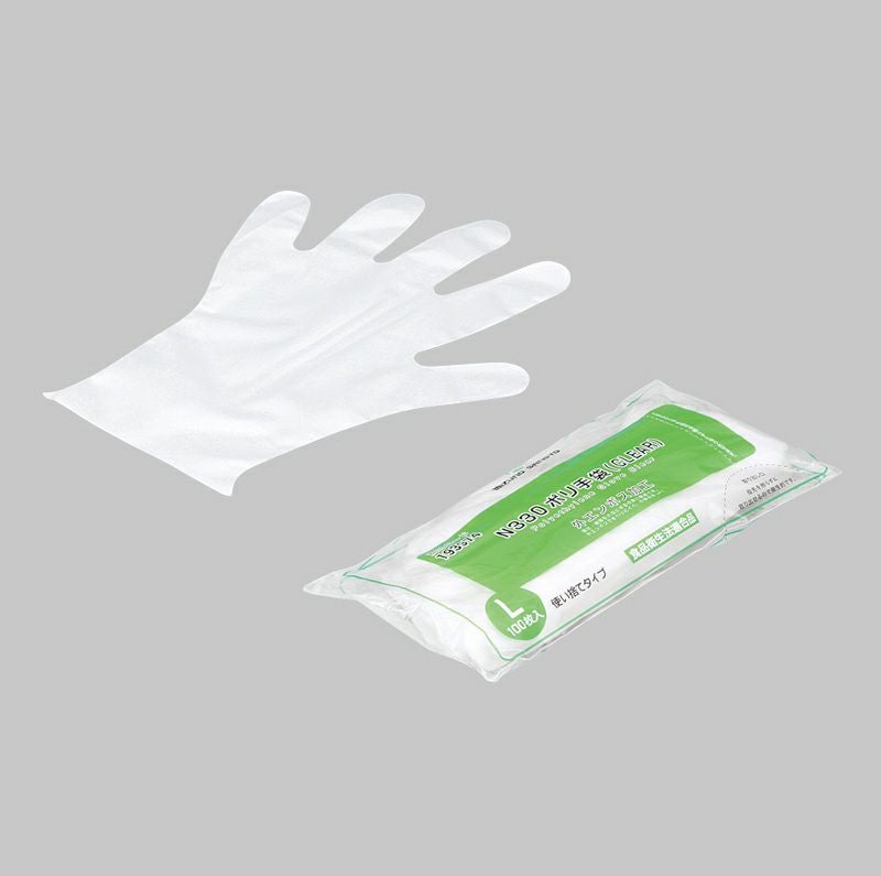 ✳︎24h以内発送 リブランディ.comページ N330 ポリ手袋 CLEAR (L) | 食品包材｜食材の通販ならカイコム