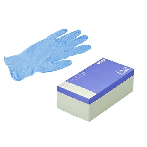 No3030 ニトリル手袋 粉無 BLUE (L) | 食品包材｜食材の通販ならカイコム