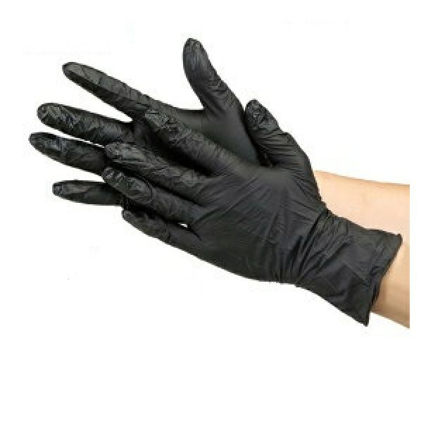 ニトリル手袋 黒