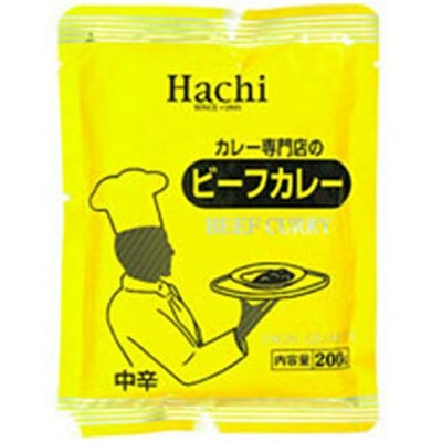 ⑧ハチ）レトルトビーフカレー中辛1食200g
