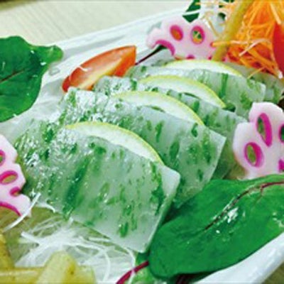 ⑧【夏商材】オリジナル）伊勢志摩あおさのりこんにゃく約250g（カットなし）