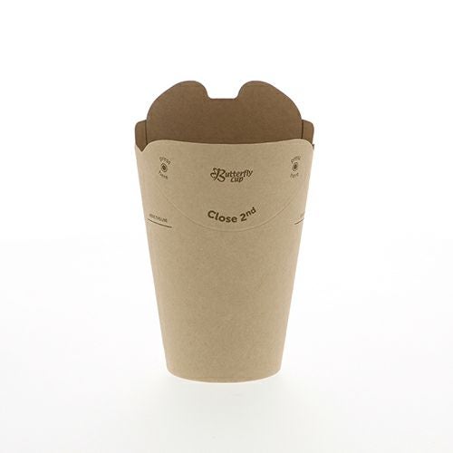 HEIKO バタフライカップ 8オンス ホット シングル 未晒無地 500入