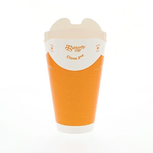 HEIKO バタフライカップ 12オンス コールド シングル オレンジ 800入