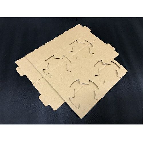 カップホルダー4個用(クラフト) ミシン目付キ 25入 | 食品包材｜食材の