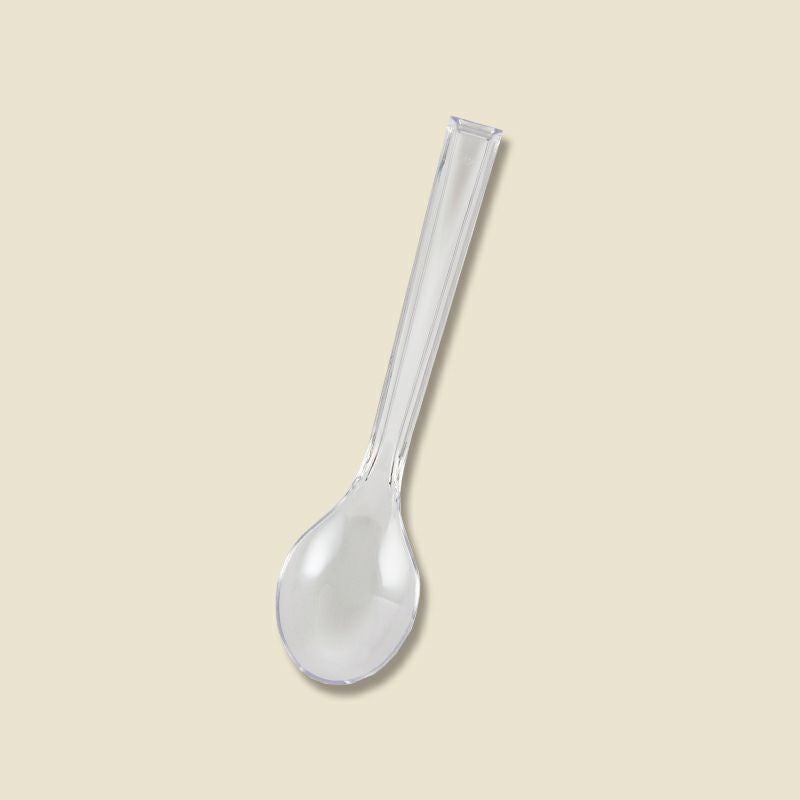 HEIKO プラスチックスプーン 8cm 個包装 透明 100本×10袋 | 食品包材