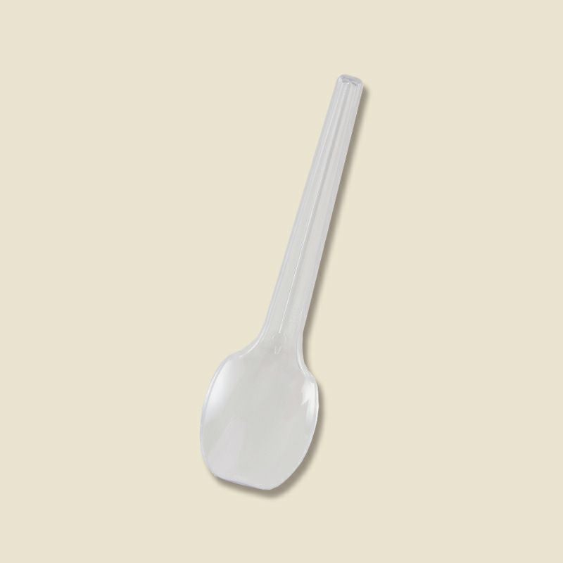 デザートスプーン(透明) 袋入 6000入 【185509】 | 食品包材｜食材の