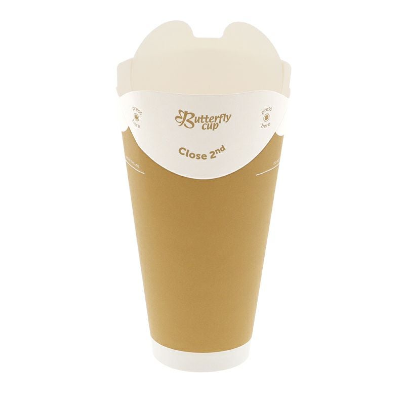 HEIKO バタフライカップ 16オンス ホット ダブル クラフト 700個