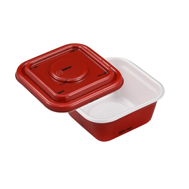 業務用食品容器 赤ねごろ（ボ） 400個セット SBセット－丸－N1 赤(内装) 1800入 | 食品包材｜食材の通販なら