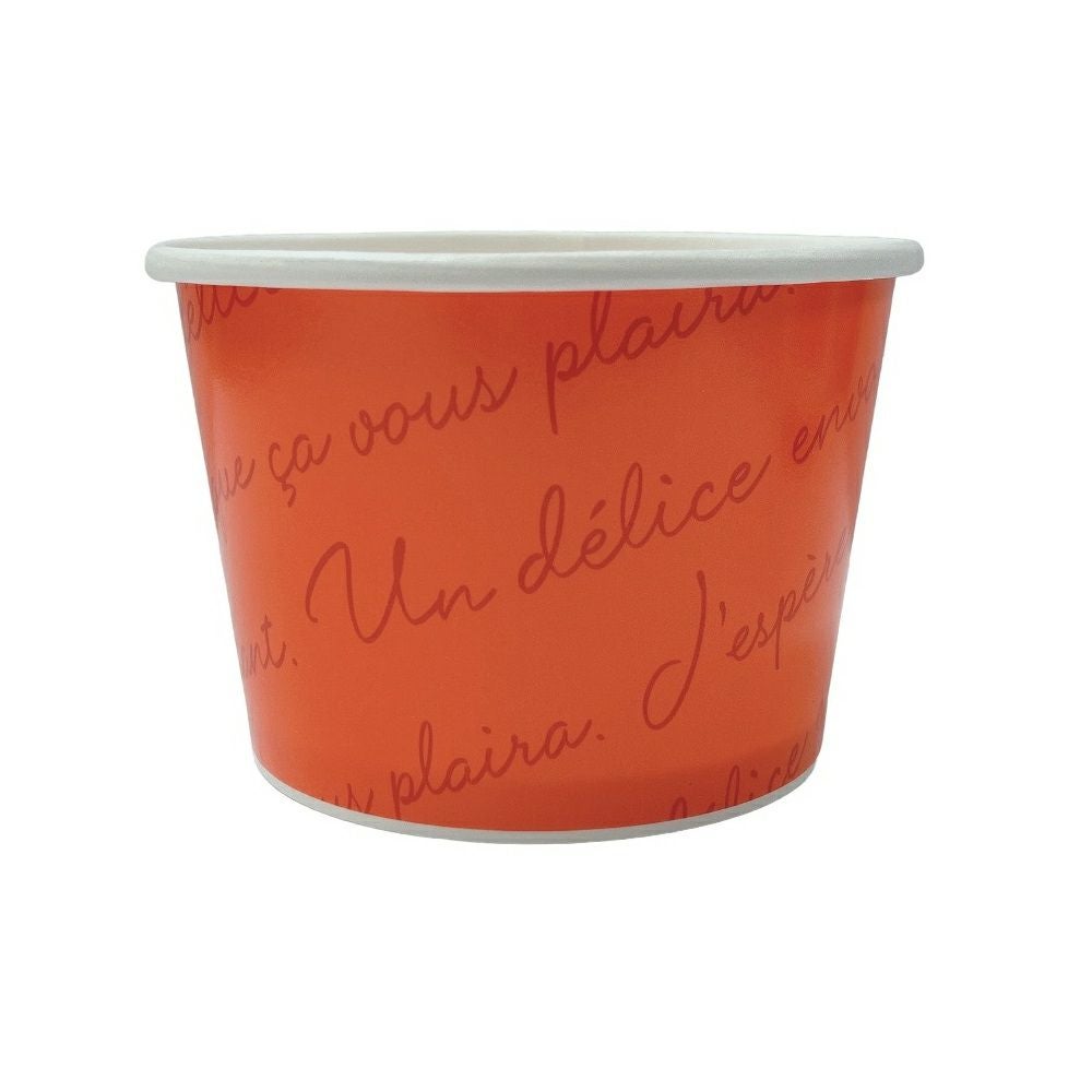 【嵌合フタ別売り】ペーパーカップ デリスOR 146ml　500入