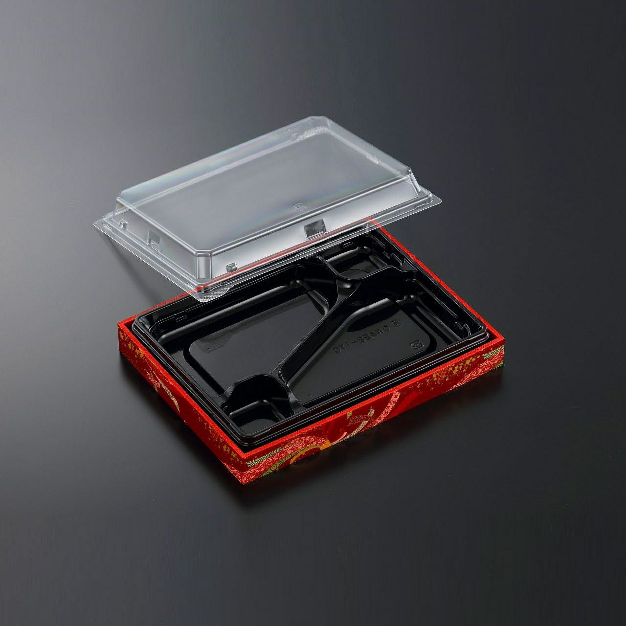 中央化学CWA22-17C 赤-赤杉(ボ)本体・蓋セット 220入