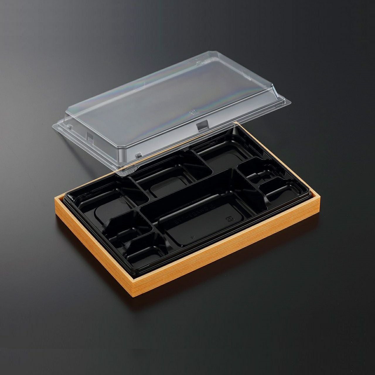 中央化学CWA27-17S 黒-赤杉(ボ)本体・蓋セット 160入