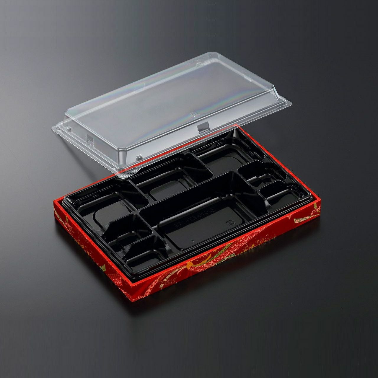 中央化学CWA27-17S 黒-ちぎり(ボ)本体・蓋セット 160入