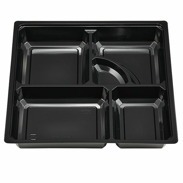 MSD中仕切 80-55 黒 ※外箱別売り 300入 | 食品包材｜食材の通販なら
