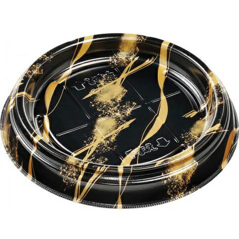 祝賀丸桶1人PT天川黒金 300入 | 食品包材｜食材の通販ならカイコム