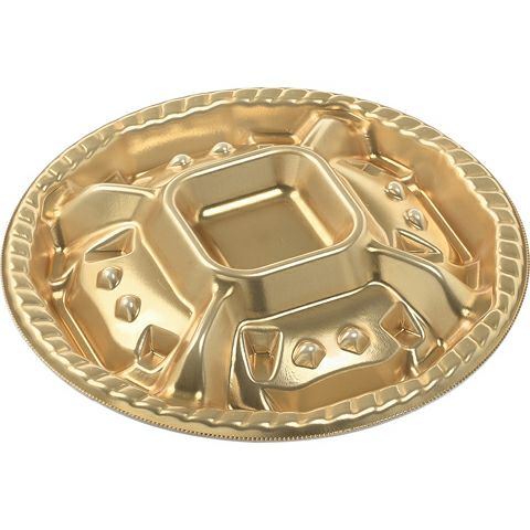シェルトプラッター丸20 本体 金 300入 | 食品包材｜食材の通販なら