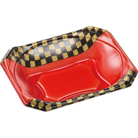 MFP－丸丼16(V1)本体 黒扇子内朱 1200入 | 食品包材｜食材の