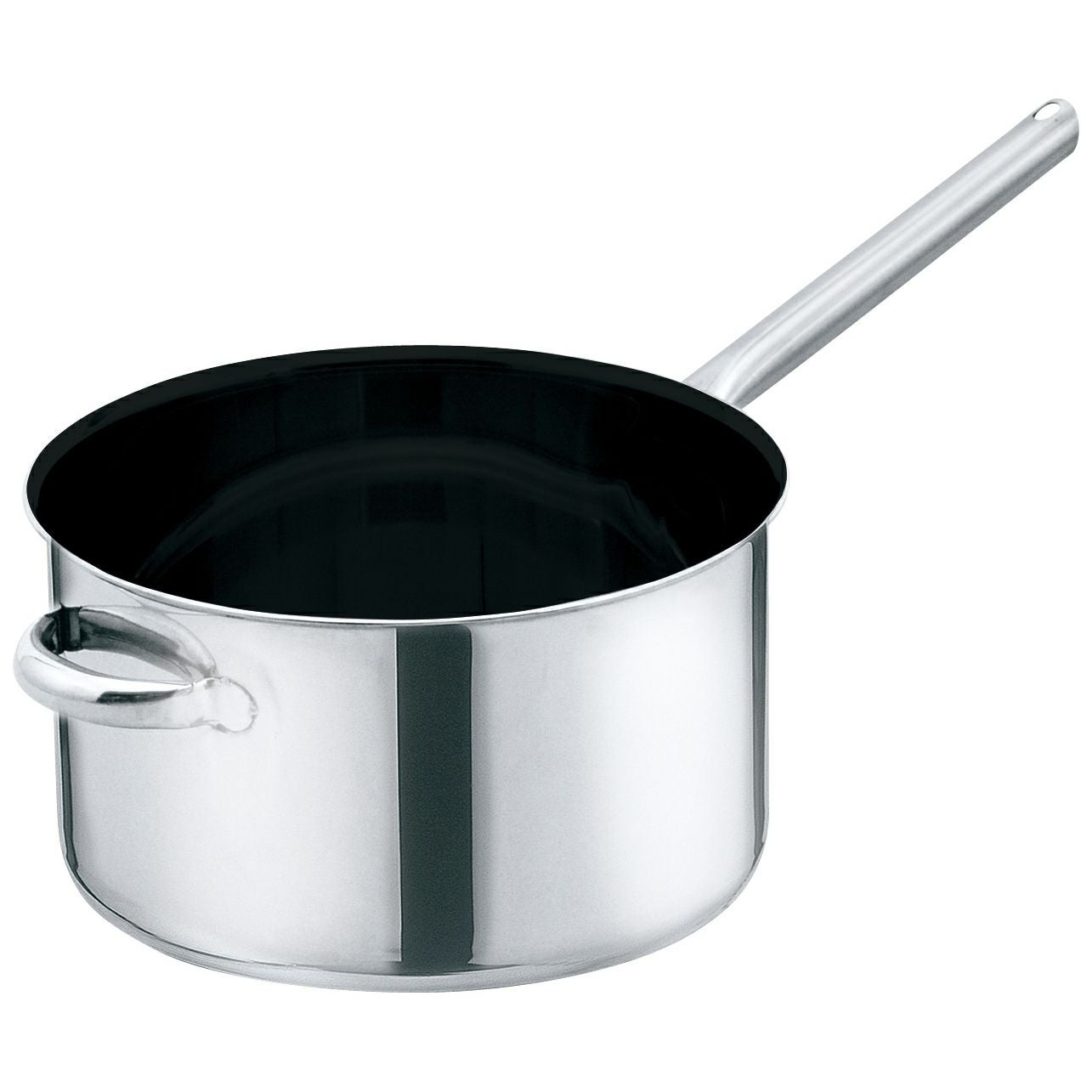 EBM モリブデンジⅡプラス 深型片手鍋 18cm 蓋無ノンスティック | 食品