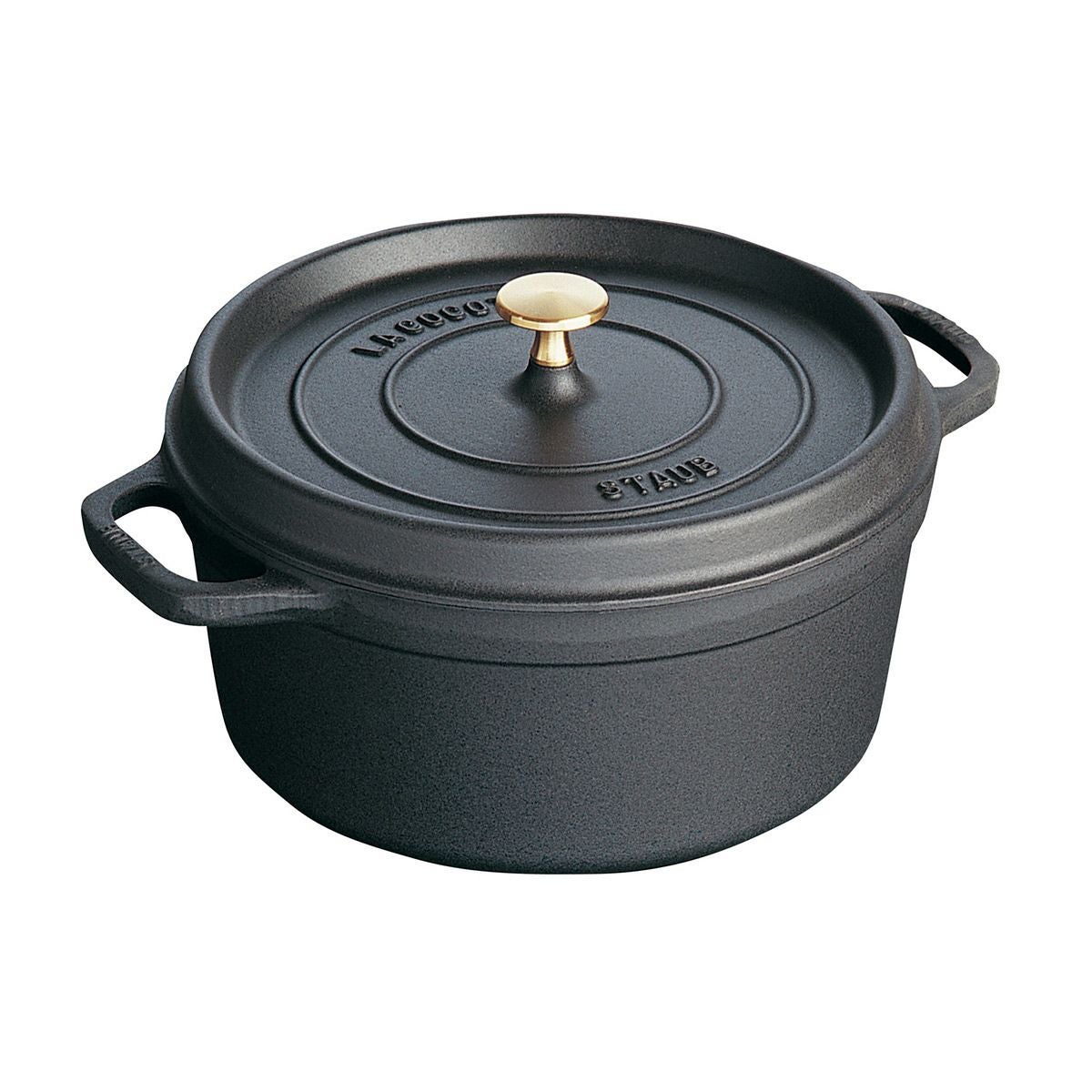 ストウブ ピコ・ココット ラウンド 24cm ブラック 40500-241 | 食品包