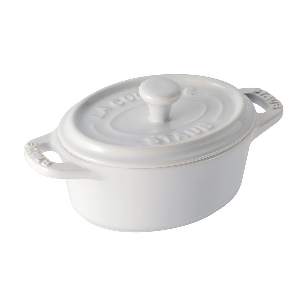 ストウブ セラミック ミニオーバルココット ホワイト 40511-089 | 食品