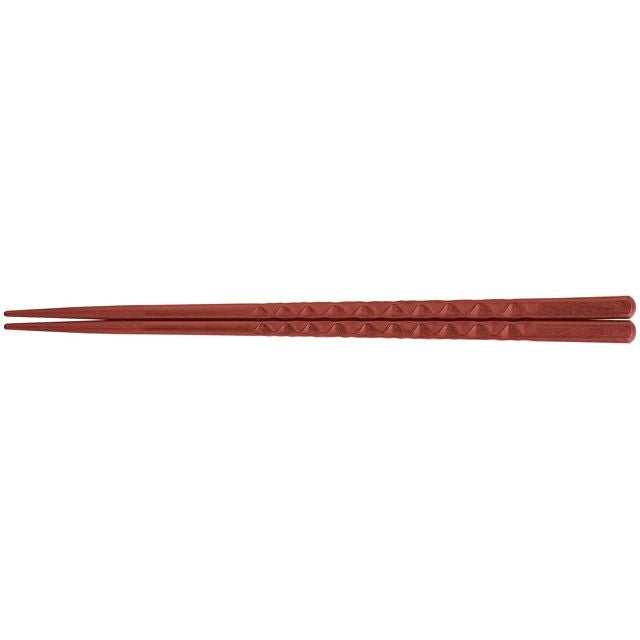 食洗機対応】SPS22.5cm六角箸（面取） 黒（塗装なし） 90030570